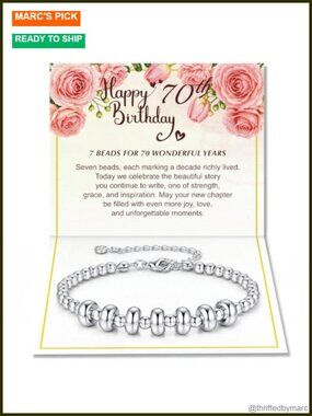 Birthday Gift Charm Bracelet 14K White Gold Plated Women